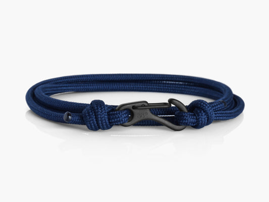 Navy & Black Carabiner Bracelet