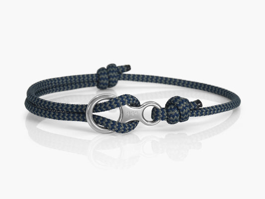 Storm Zig Zag & Silver Figure 8 Climbing Bracelet