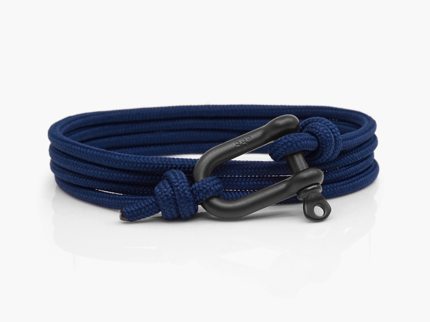 Navy & Black Shackle Bracelet