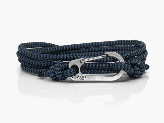Storm Zig Zag & Titanium Carabiner Bracelet