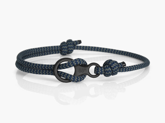 Storm Zig Zag & Black Figure 8 Climbing Bracelet